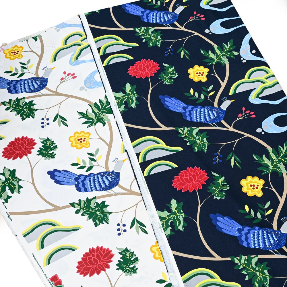 ボラスコットン Boras cotton ボロスコットン 生地 切売り 切り売り 50cmから注文可能（10cm単位） Birdland バードランド 幅150cm 全2カラー ブランド 布 おしゃれ かわいい 北欧生地 北欧生地柄 ファブリック 北欧デザイン 送別会 誕生日 お中元 結婚祝い 結婚式 高級 父の日 母の日 成人祝い ホワイトデー ネコポス
