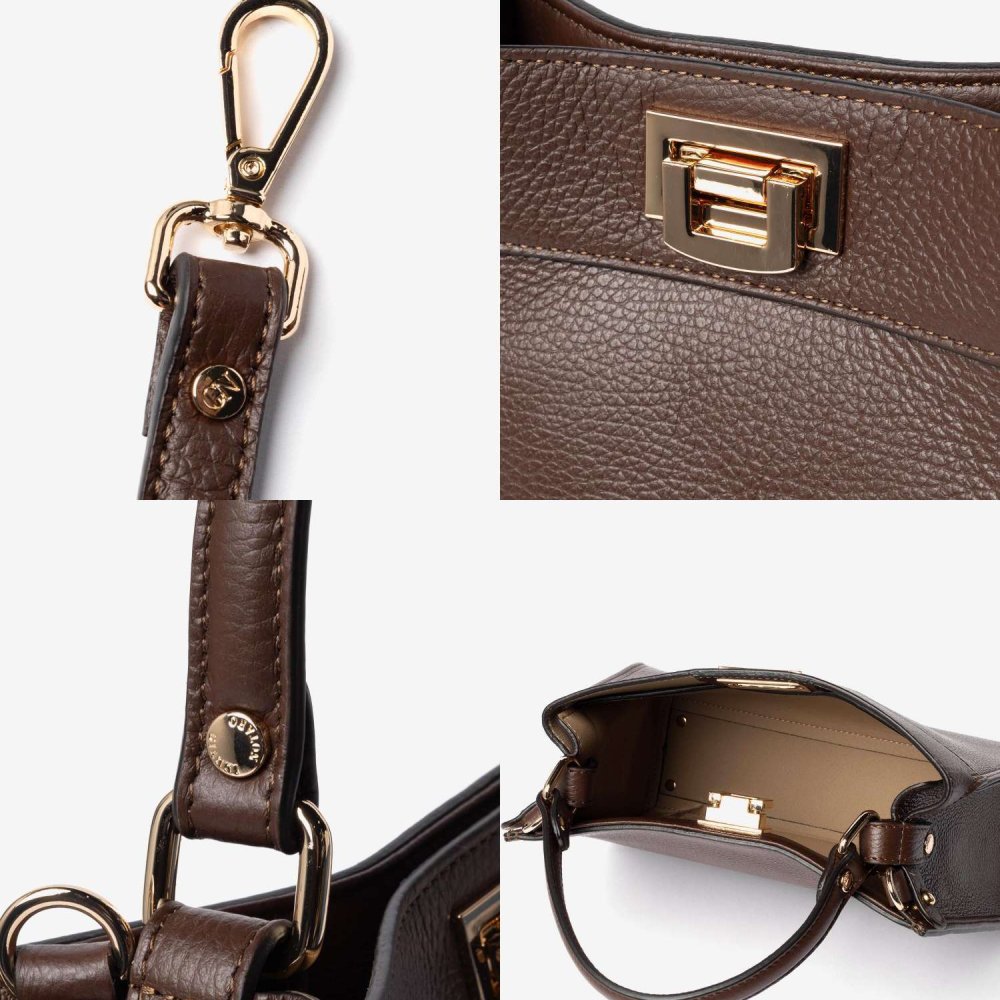 ジャンニノターロ GIANNI NOTARO Carol J. キャロルジェイ Leather Shoulder bag 418 レザーショルダーバッグ 418 ハンドバッグ レディース バッグ