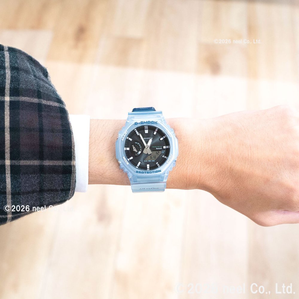 G-SHOCK カシオ Gショック CASIO アナデジ 腕時計 メンズ GA-B2100KB-2AJR タフソーラー スマートフォンリンク Love The Sea And The Earth クジラ【2026 新作】