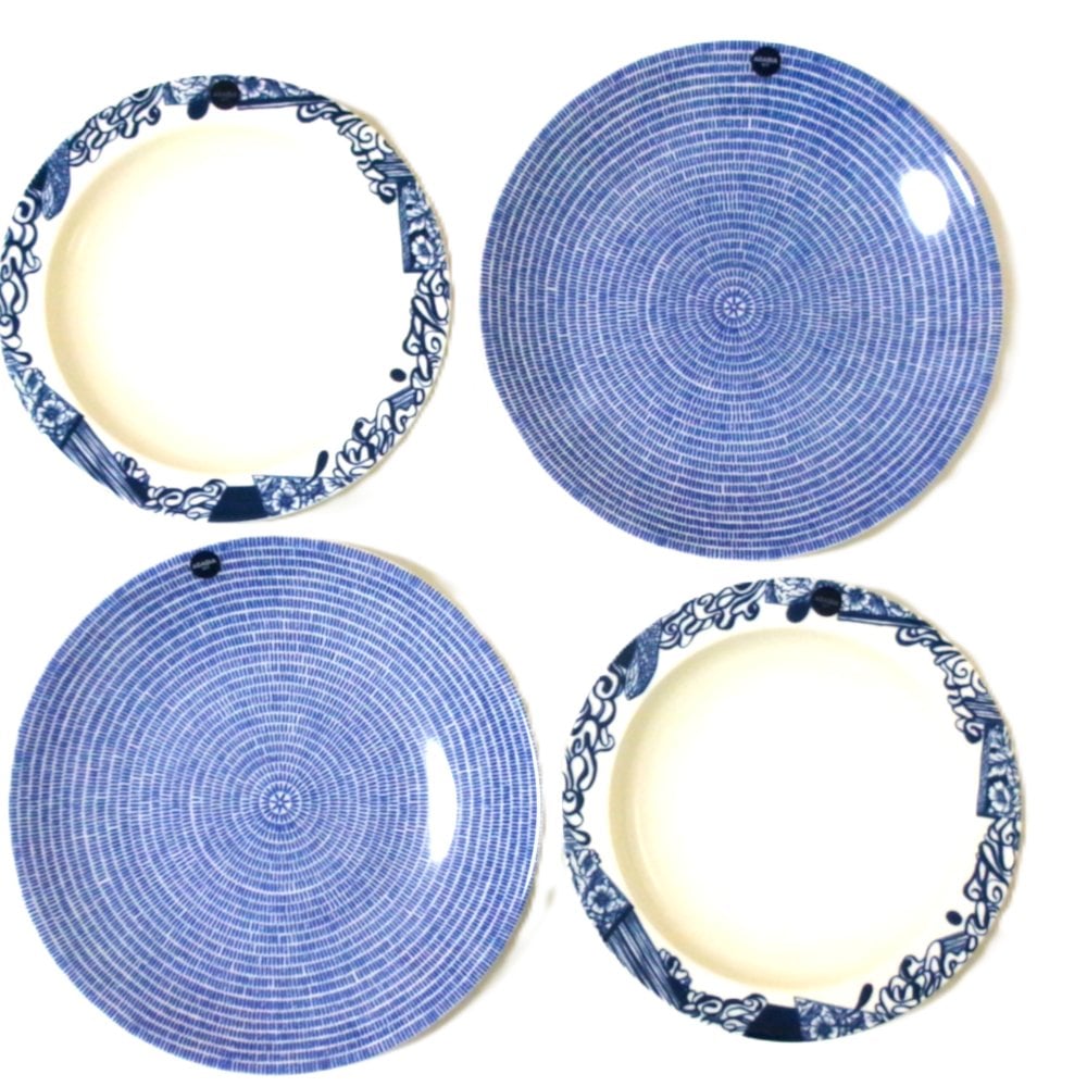 北欧ブランド食器セット　アラビアARABIA　アラビア24h  アベックブルーAvec　blue26㎝、　ピエンナル piennar  ディーププレート　 ペア【食器セット　贈答　プレゼント　お祝い　花柄】【御結婚御祝・内祝・新築御祝・還暦御祝・御礼・寿・ギフト包装可能】