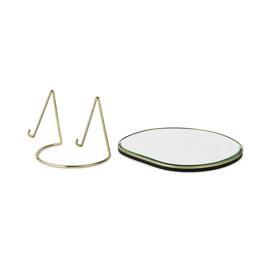 ferm LIVING ファームリビング Pond Table Mirror 卓上ミラー北欧 インテリア 雑貨 おしゃれ 家具 鏡 卓上 メイク 化粧 人気 おすすめ
