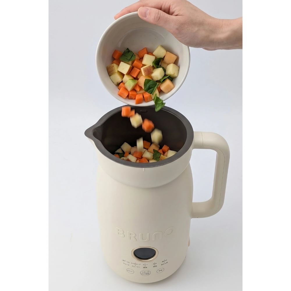 【ラッピング無料】BRUNO オートクックポット 1.0L BOE125-IV 自動調理ポット スープメーカー 豆乳メーカー キッチン家電 ギフト 結婚祝い 引っ越し祝い 出産祝い