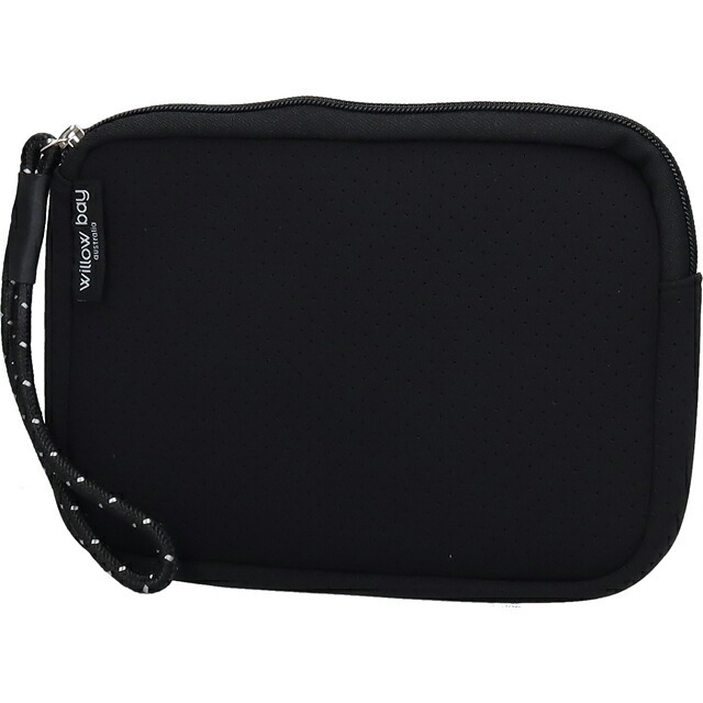 ウィローベイ ポーチ レディース ブランド WILLOWBAY リストレットクラッチ クラッチバッグ BLACK