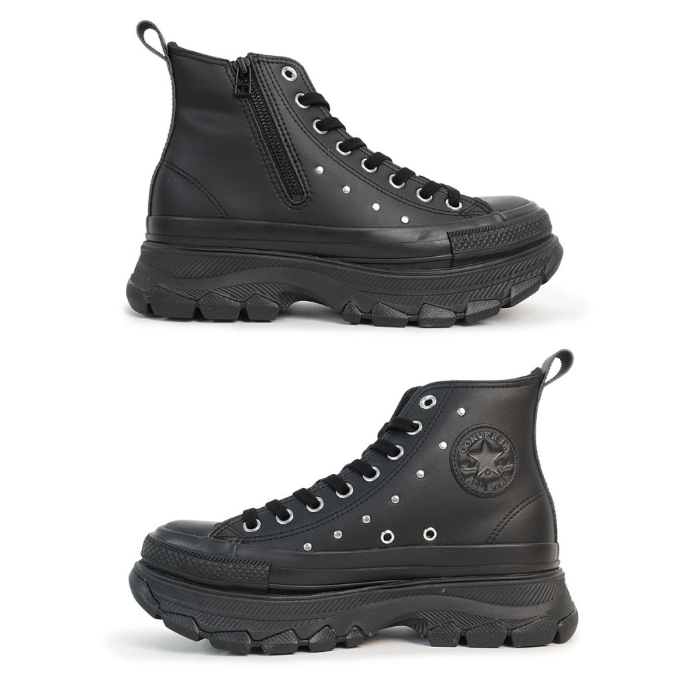 コンバース CONVERSE スニーカー シューズ 厚底 ハイカット メンズ レディース オールスター レックウエーブ SY SA Z HI クロムブラック ALL STAR TREKWAVE