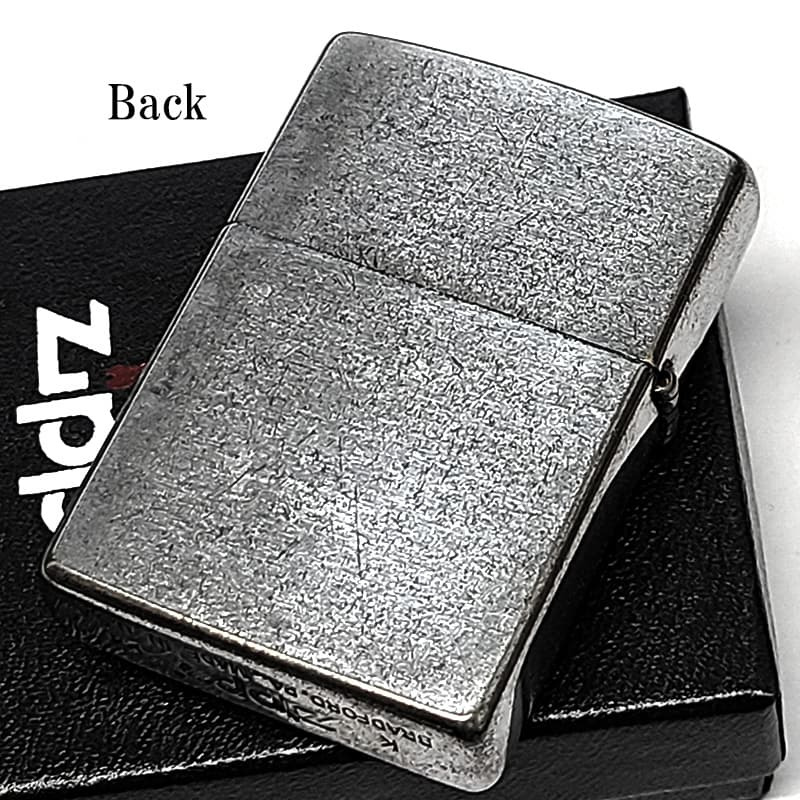 ZIPPO ライター 龍 メタル重ね貼り ドラゴン ジッポ 竜 クロームバレル アンティークシルバー 和柄 日本 おしゃれ かっこいい メンズ 渋い ギフト プレゼント