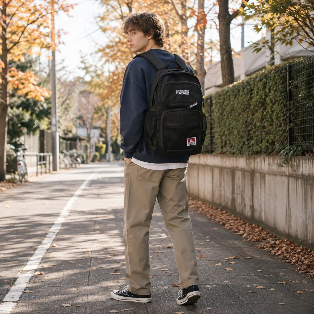 BENDAVIS CLASS DAYPACK リュック 大容量 リュックサック かばん 通学 学生 中学生 高校生 普段使い レディース メンズ ギフト プレゼント ブラック bdw8306