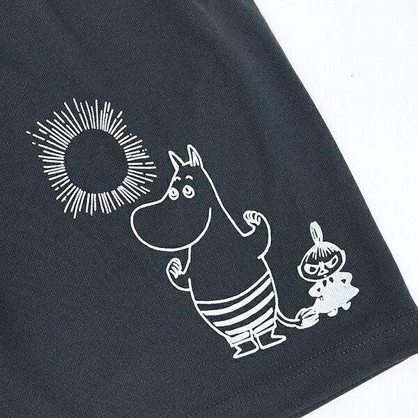 ムーミン ＆リトルミイ リラックスドライパンツ ブラック アパレル MOOMIN