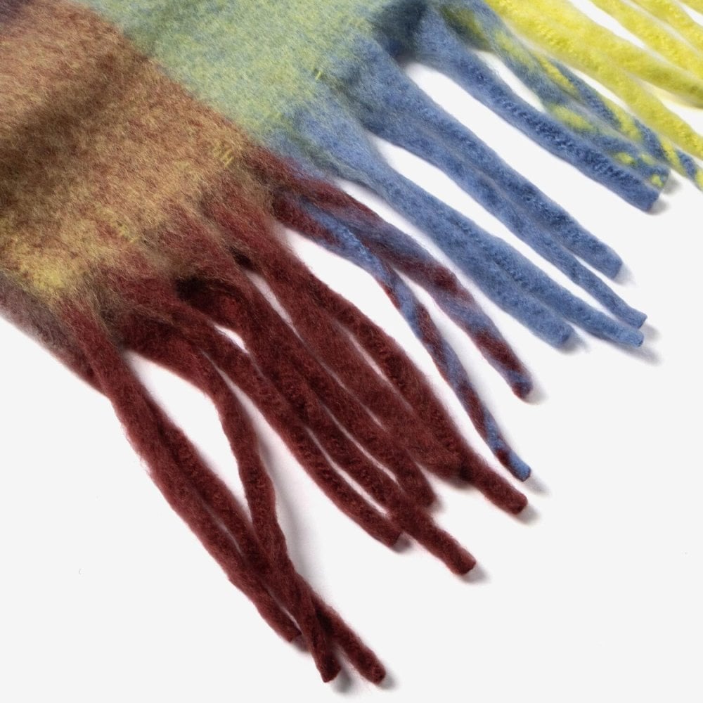 【正規品】 バーブ トゥ ドゥ VERB TO DO SCARF マフラー C-SCARF スカーフ レディース チェック 大判 フリンジ ファッション小物