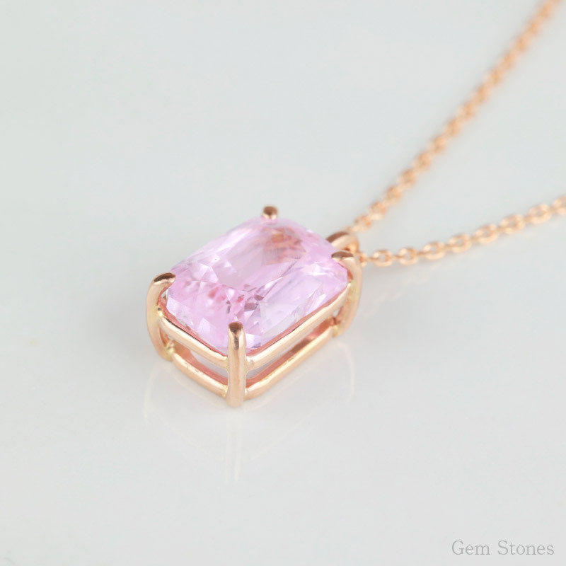  非加熱 パパラチアサフィア 1.99ct K18PG 18金 ピンクゴールド ネックレス ペンダント レディース 一粒ネックレス サファイアネックレス ジュエリー ピンク サファイア 誕生石  プレゼント Drops
