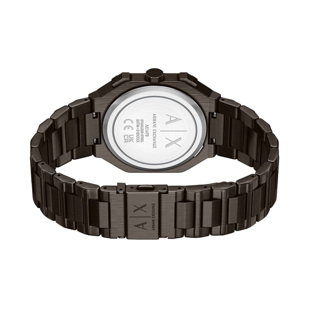 A|X アルマーニ エクスチェンジ ARMANI EXCHANGE 腕時計 メンズ デュアルタイム BASS ステンレス AX1479【2026 新作】