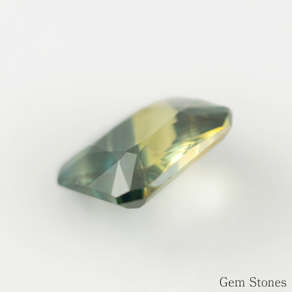 非加熱 バイカラーサファイア 1.33ct ルース 宝石 裸石 サファイア グリーン イエロー ジュエリー オリジナル 制作 コレクション 誕生石 9月 記念 お守り クリスマス 誕生日 プレゼント