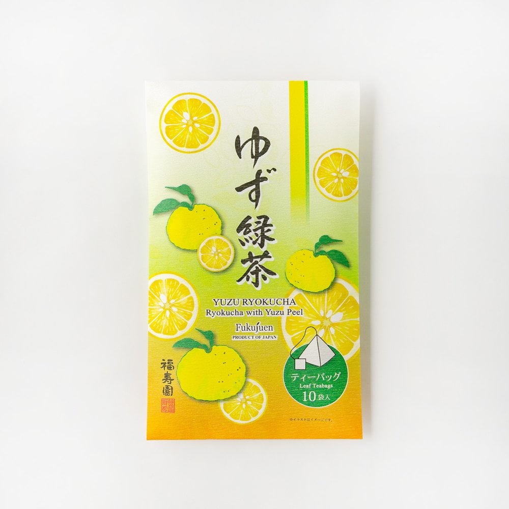 【福寿園】ゆず緑茶 ティーバッグ 3g×10袋入　【秋冬限定】【無料ラッピング】