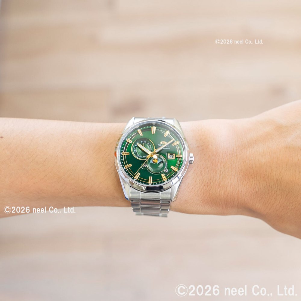 オリエント ORIENT コンテンポラリー Contemporary オリエントストレット サンアンドムーン SUN ＆ MOON 自動巻 腕時計 RN-AK0314E Orient Stretto【2026 新作】