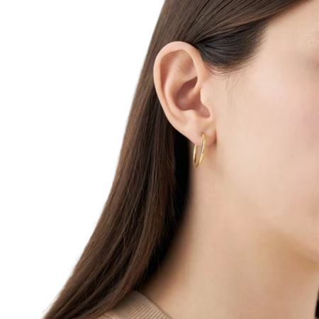 【無料ラッピング】  ヨンドシー 4℃ Hoop K10イエローゴールド ピアス 片耳用 ブランド 正規品 新品 ギフト プレゼント 人気 おすすめ 誕生日 記念日 クリスマス 送料無料