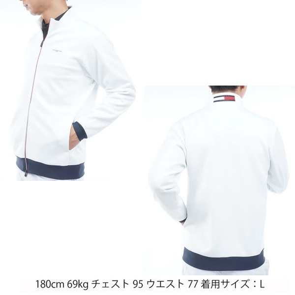トミーヒルフィガー ゴルフ メンズ スクラムテック スウェットジャケット TOMMY HILFIGER THMA658 2026年秋冬モデル お誕生日祝い お祝い 記念品 お父さん 父の日 彼氏 男性 30代 40代 50代 60代  還暦祝い 敬老の日 人気プレゼント プレゼント