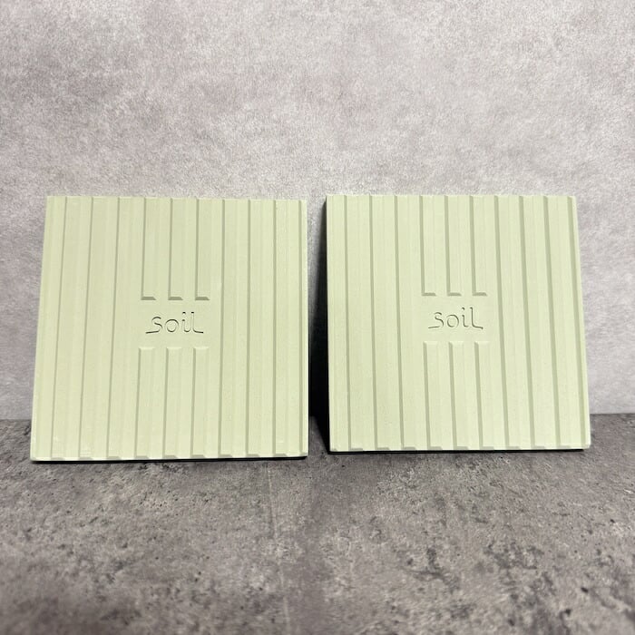 soil DRYING BOARD 2枚入り ワイングラス コップ 水切り 珪藻土 自然素材 高い吸水性 キッチン用品 おしゃれ 日本製