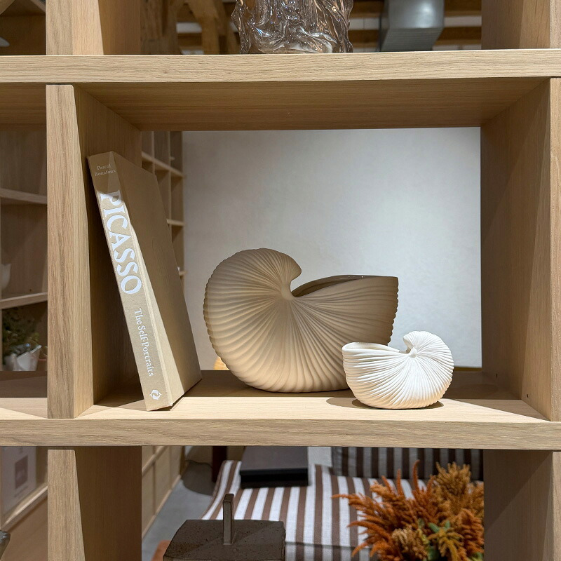 ferm LIVING ファームリビング シェルポット Shell Pot Mサイズ 23cm  北欧 花瓶 フラワーベース おしゃれ 北欧雑貨 インテリア雑貨 オブジェ 人気 ブランド 正規販売店