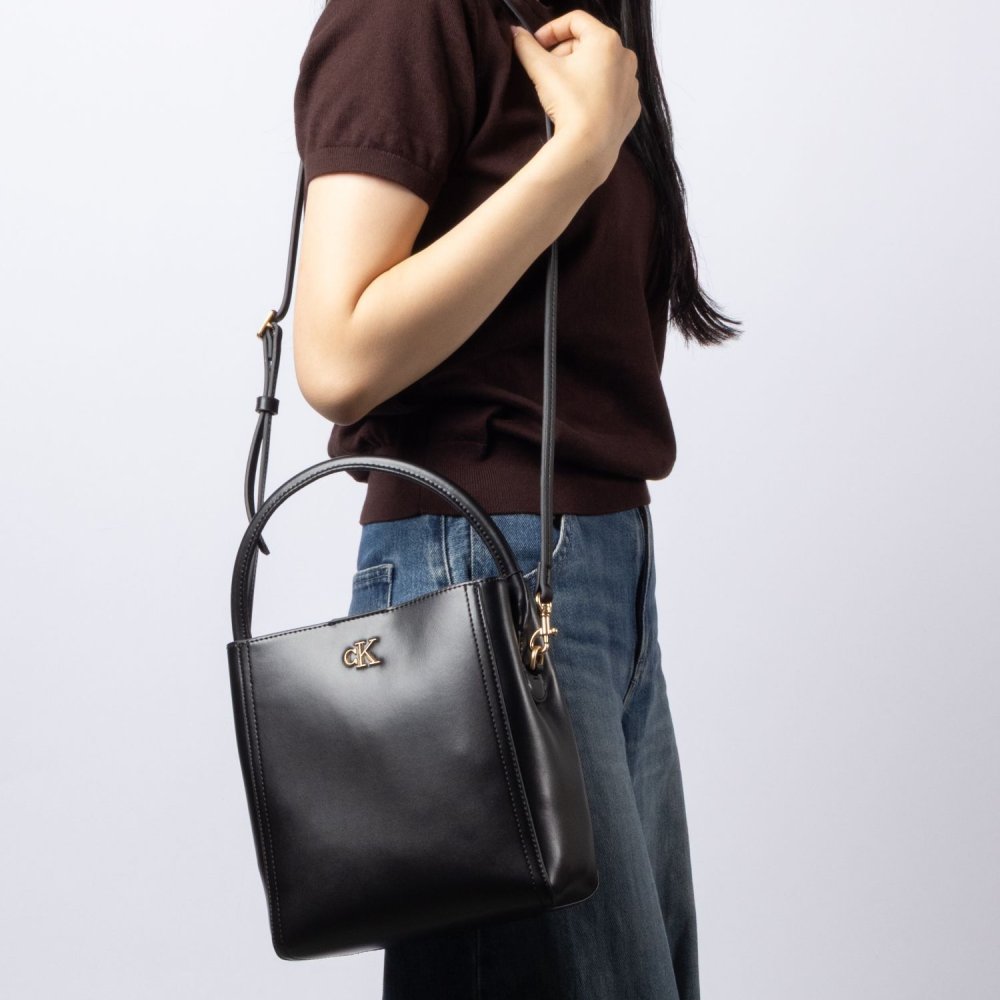 カルバンクライン Calvin Klein CK BUCKET WITH STRAP バケット ウィズ ストラップ LV04F3174G ハンドバッグ ショルダーバッグ 2wayバッグ レディース バッグ