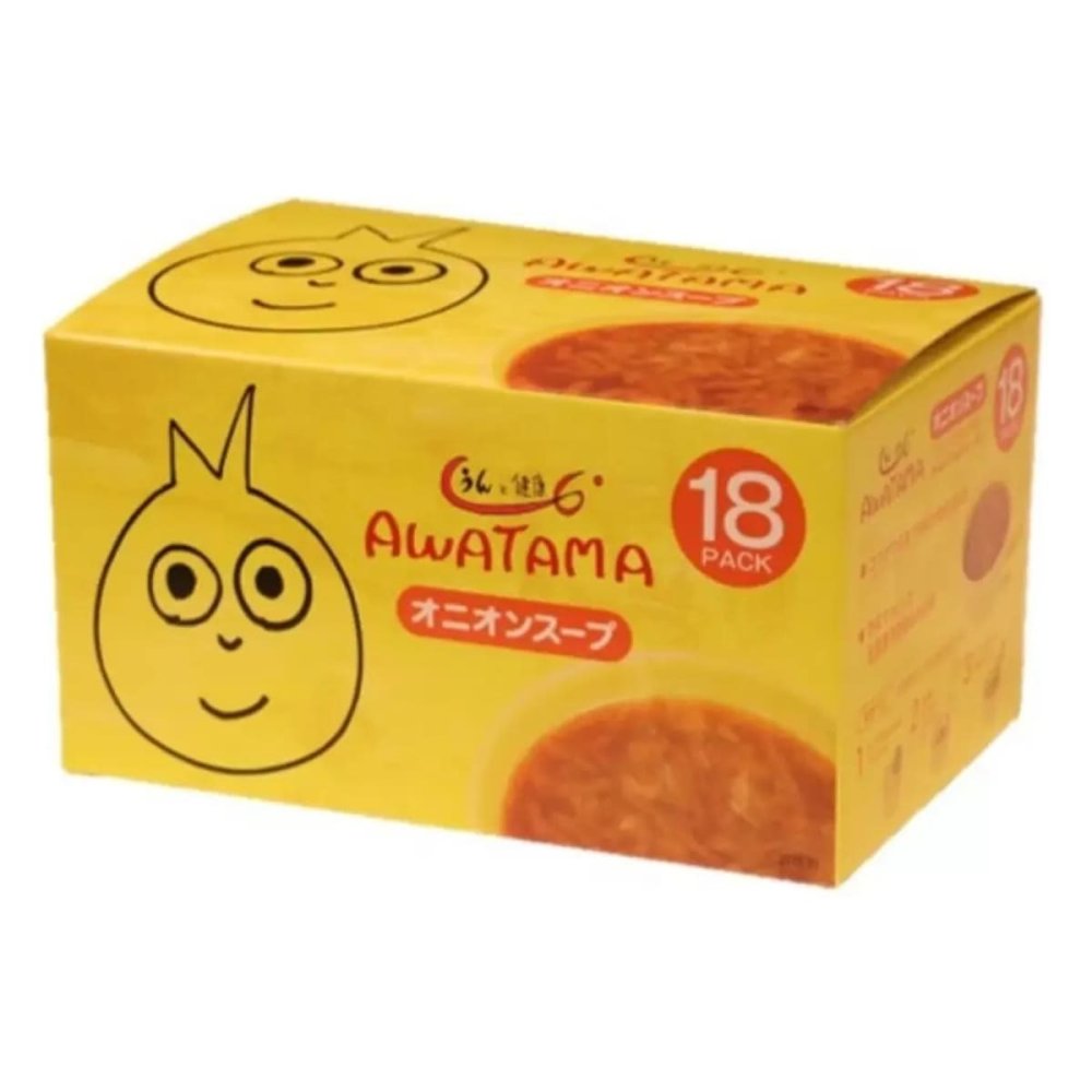 AWATAMA（あわたま）オニオンスープ　18袋入　国産玉ねぎ使用　フリーズドライスープ　コスモス食品健康　乳酸菌　即席　#44908 [賞味期限 2027.11.15]