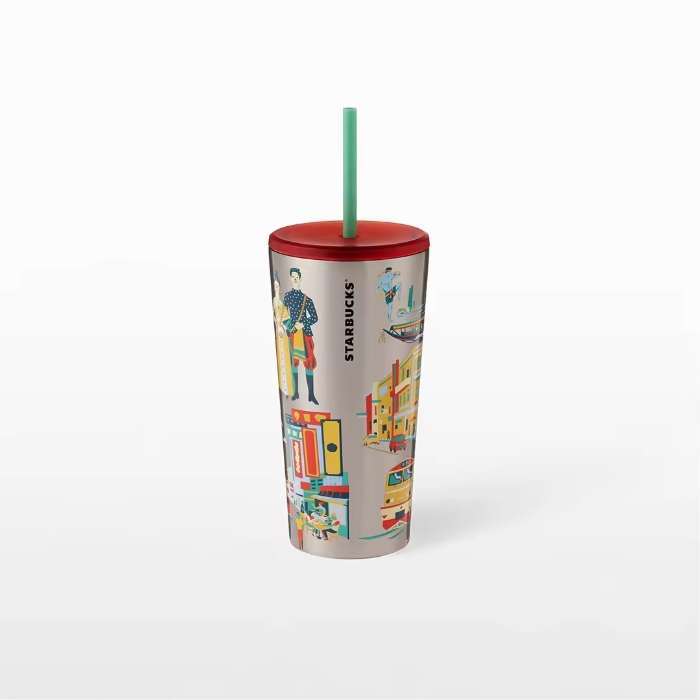 スターバックス タンブラー タイ限定 473ml ステンレス DISCOVERシリーズ 海外限定 スタバ 選べる4都市 バンコク チェンマイ パタヤ プーケット 日本未発売 保冷 並行輸入 正規品 プレゼント