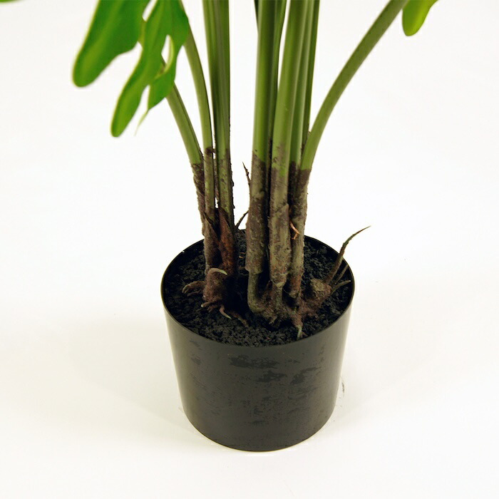 観葉植物 造花 セローム BROWN 全高約130cm 大型 フェイクグリーン 本物そっくり おしゃれ インテリア 人工観葉植物 アーティフィシャルグリーン オフィス 店舗 ホテル 開店祝い 室内 フィロデンドロン フェイク