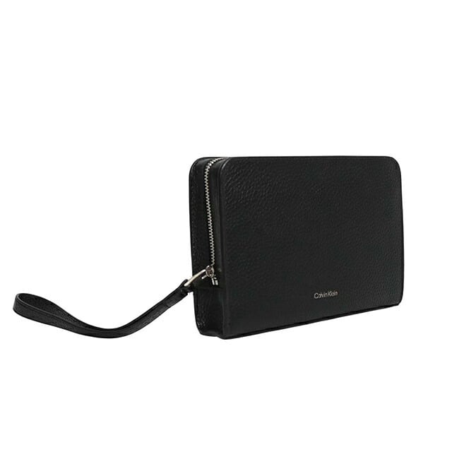 カルバンクライン CALVIN KLEIN FOIL EMBOSS POUCH WITH HANDLE クラッチバッグ lv04d1153g-ub1 メンズ BLACK