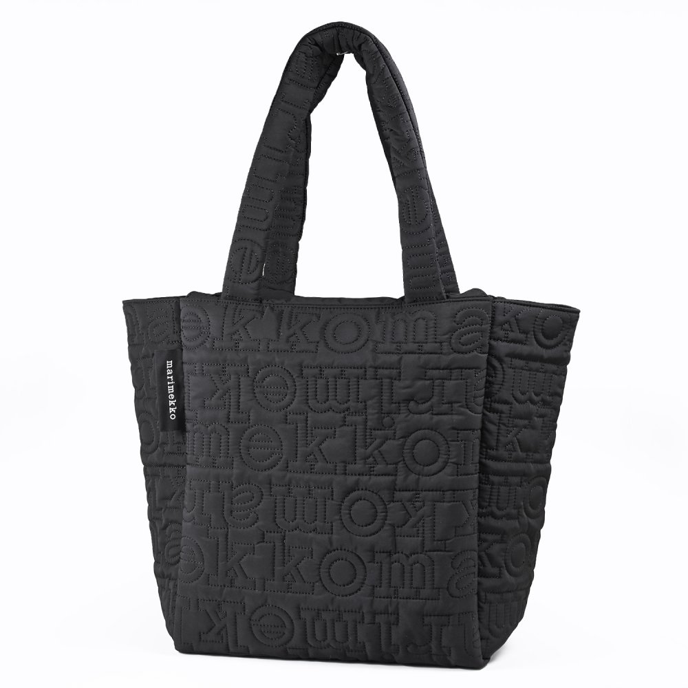 マリメッコ marimekko トートバッグ Joy ジョイ トート M 2026冬新作 ブランドロゴ レディース ブラック 96116 096116 900 北欧 北欧雑貨 北欧デザイン 送別会 誕生日 お中元 結婚祝い 結婚式 高級 父の日 母の日 ホワイトデー