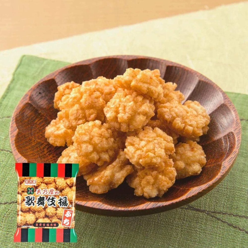 ぷち歌舞伎揚げ　大容量1170g ( 78ｇ×15袋 )　#80298　天乃屋　せんべい 揚菓子　まとめ買い　ストック用