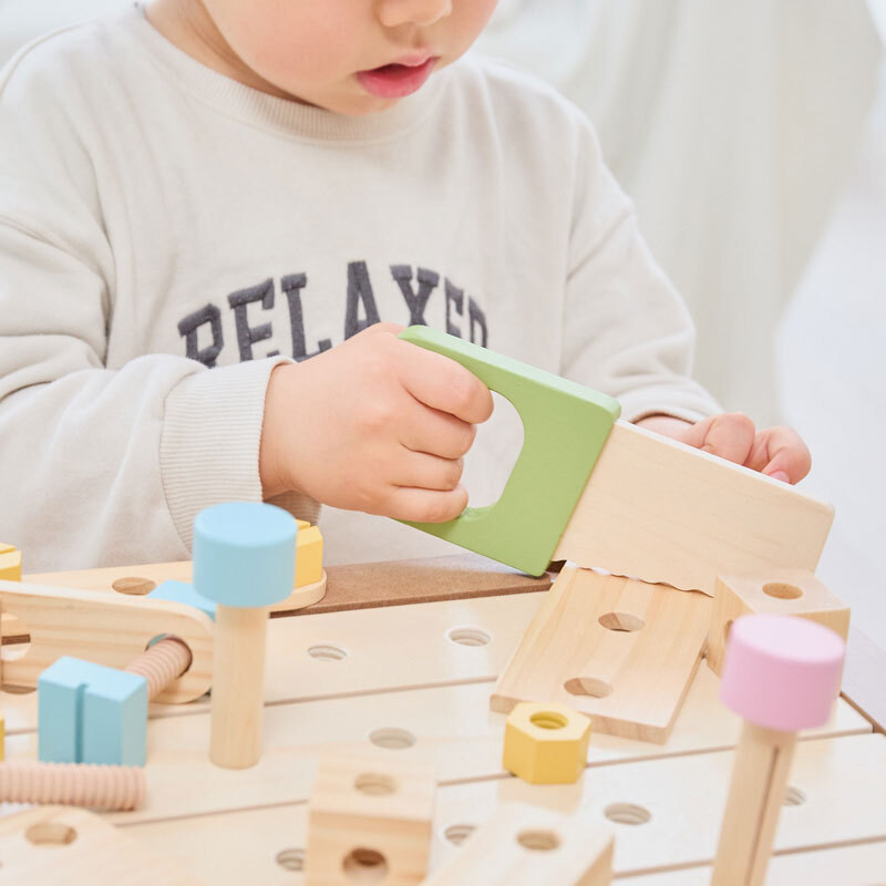 大工さんテーブル | 誕生日プレゼント   3歳 女の子 男の子 誕生日 プレゼント おもちゃ 木のおもちゃ 木製玩具 木製 知育玩具 誕生日 クリスマス プレゼント 入園祝い 入園祝い ギフト エデュテ