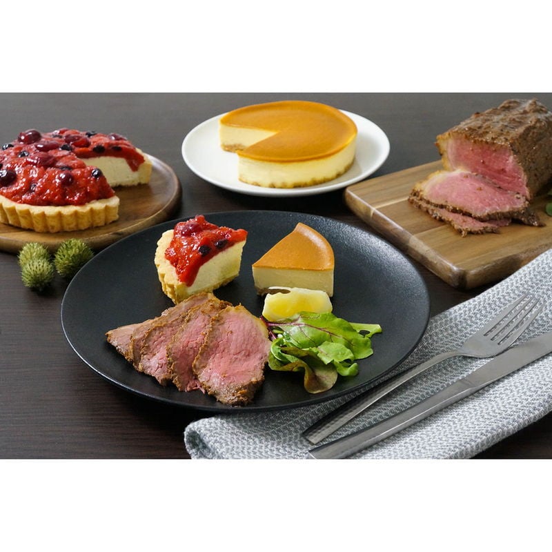 ケーキとローストビーフのごぼうびセット (450213) [お中元][お歳暮] ※送料無料(北海道・沖縄・離島への配送不可)
