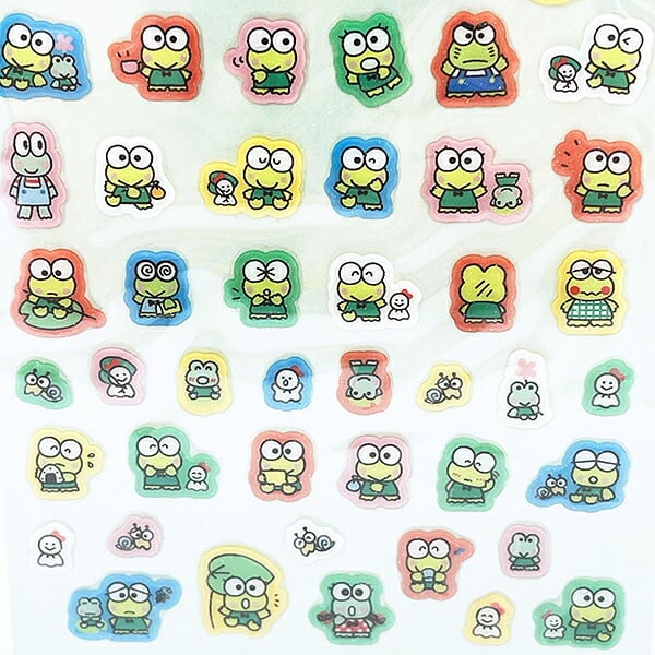 サンリオ けろけろけろっぴ ミニミニデコシール レトロ サンリオキャラクターズ5 文具 Sanrio