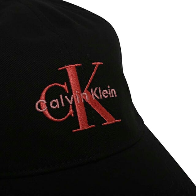カルバンクライン CALVIN KLEIN MONOLOGO EMBROIDERY BASEBALL HAT ベースボールキャップ lv04k5026g-ub1 メンズ BLACK 帽子