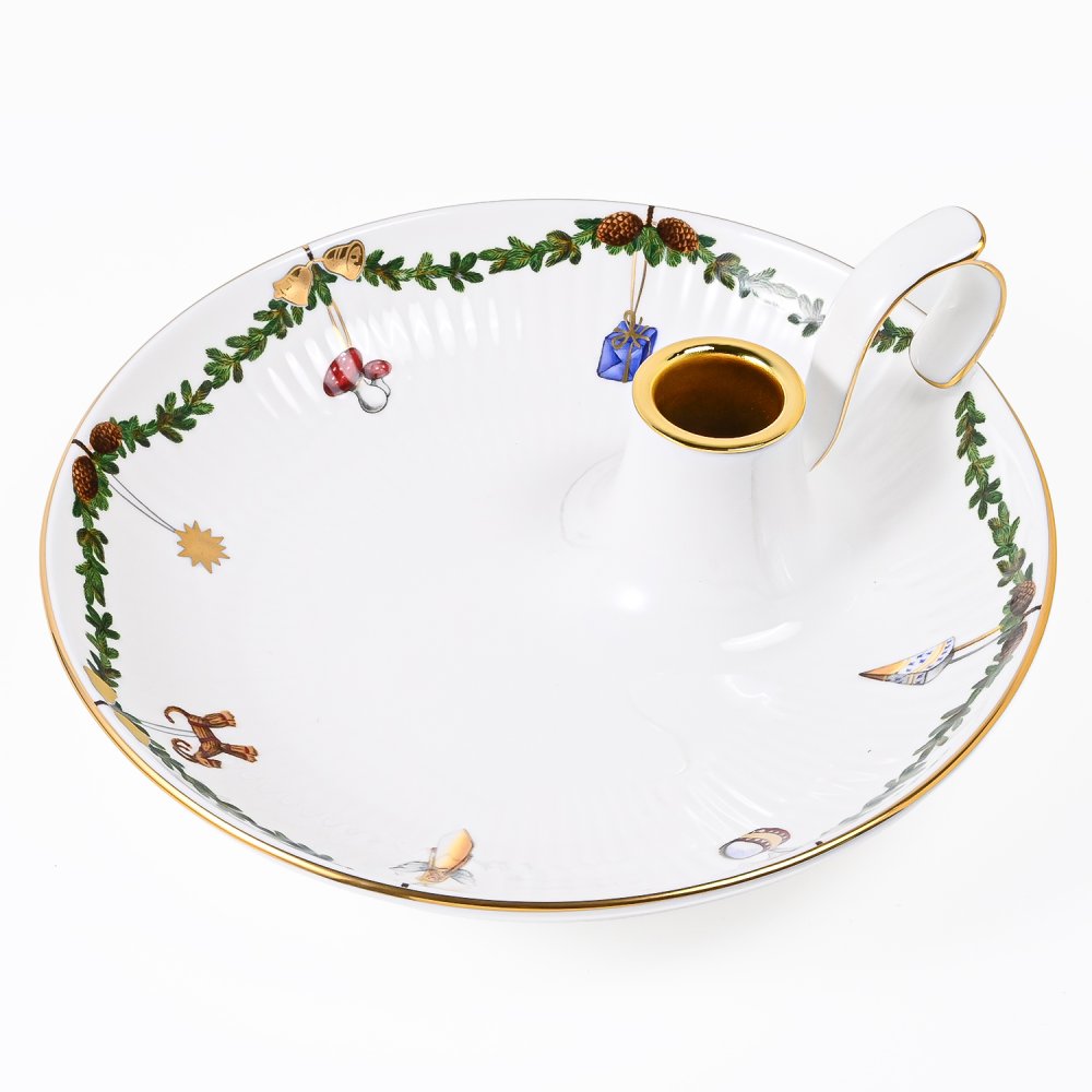 ロイヤルコペンハーゲン スターフルーテッド クリスマス キャンドルホルダー 日本未発売 2503501(1024778) インテリア雑貨 【スペシャルラッピング660円(別売り)】 置物 オブジェ 送別会 誕生日 お中元 還暦祝い 結婚祝い 結婚式 高級 父の日 母の日 即日発送 成人祝い ホワイトデー