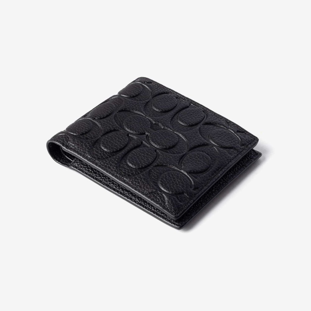 コーチ COACH 3-IN-1 WALLET C1231 シグネチャー 二つ折り財布 メンズ 財布
