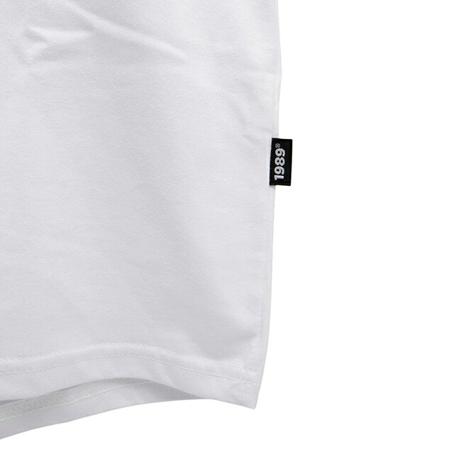 1989スタンダード 1989 STANDARD Tシャツ SISSTD-0034-WHITE-L ユニセックス ホワイト BW FLOWER Tシャツ Cool Cotton Oversized Fit Tシャツ