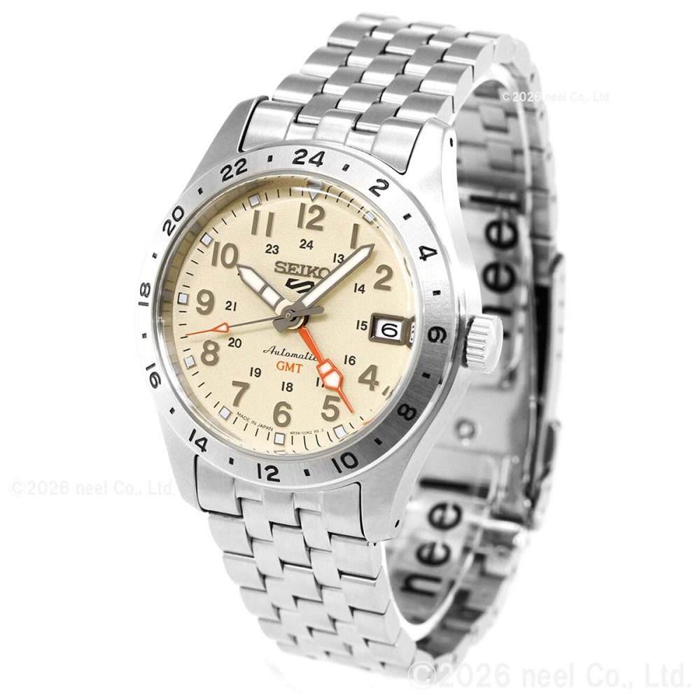 セイコー5 スポーツ SEIKO 5 SPORTS 自動巻き メカニカル 腕時計 メンズ セイコーファイブ フィールド Field Series HDB002J サンドベージュ【2026 新作】