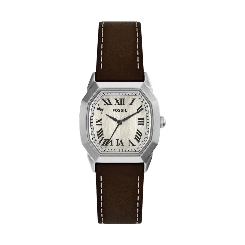フォッシル FOSSIL 腕時計 メンズ HARLOW アナログ ブラウン レザーウォッチ FS6214【2026 新作】