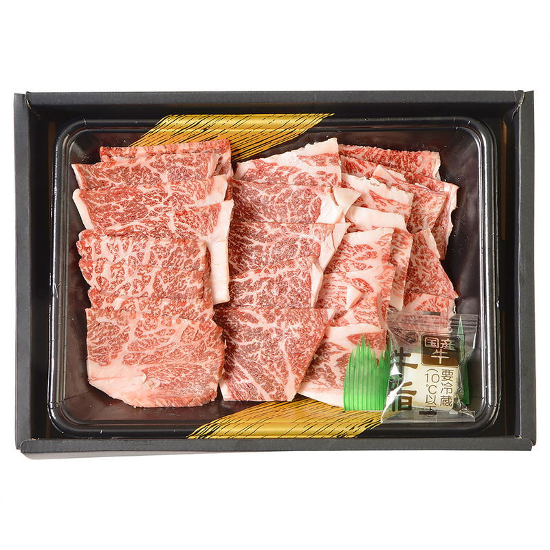 知床牛焼肉350g (410130) [お中元][お歳暮] ※送料無料(北海道・沖縄・離島への配送不可)
