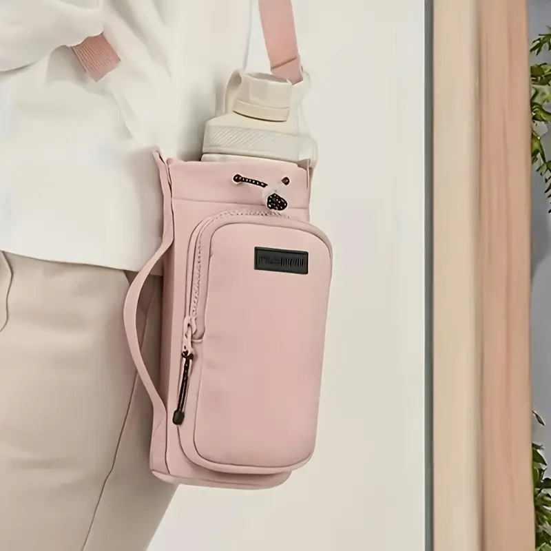 ペットボトルカバー 水筒カバー ボトルカバー スマホショルダー ボトルカバー ボトルホルダー ペットボトルホルダー ショルダー ペットボトルケース 肩掛け 斜めがけ 軽量 ドリンク ショルダー 散歩 春 夏 秋 冬 アウトドア