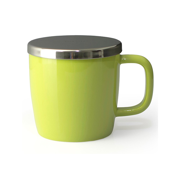 TEATRADING ブリューインマグ[マグカップ おしゃれ 蓋付き ティーカップ 茶こし付き 陶器 カップ コップ マグ 北欧風 ティーインフューザー 1人用 ティーポット不要 1杯分 茶漉し付きマグカップ ストレーナー付きマグカップ]