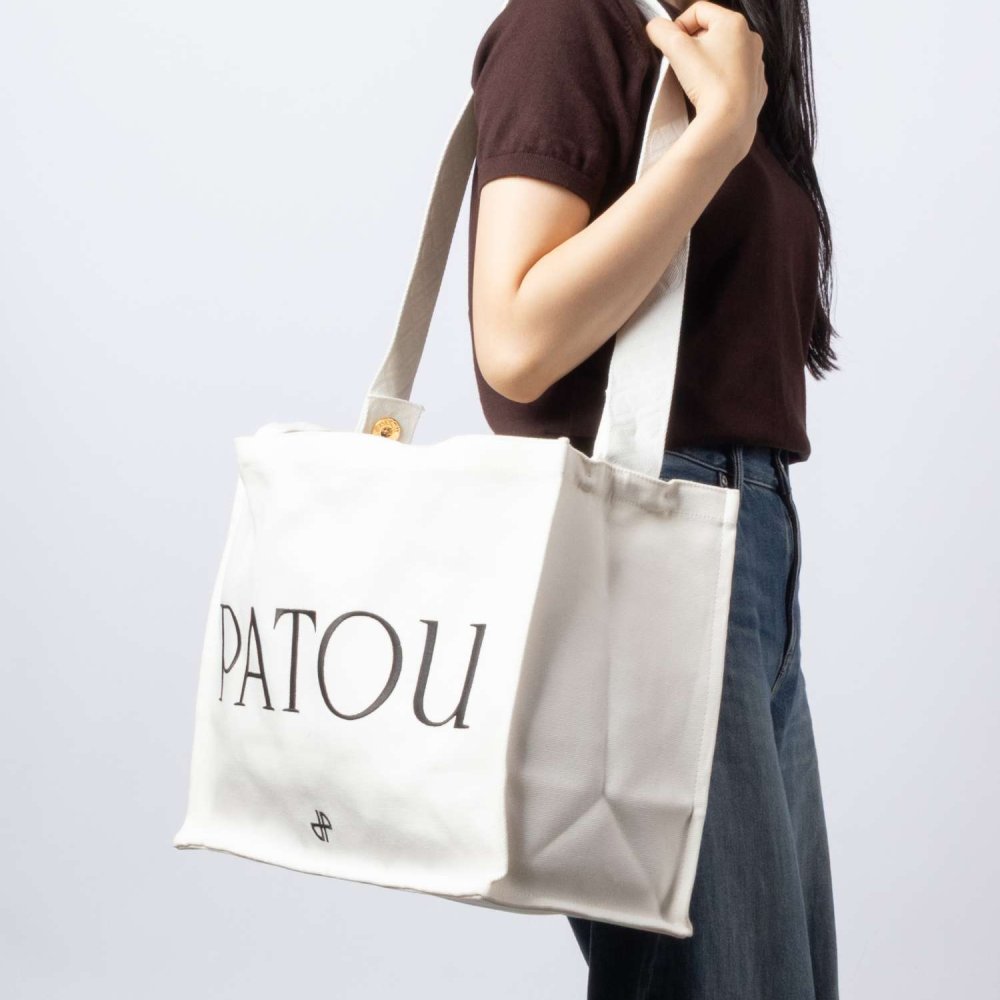 パトゥ PATOU LARGE TOTE BAG コットンキャンバス パトゥトート ラージ AC0450076 トートバッグ レディース バッグ