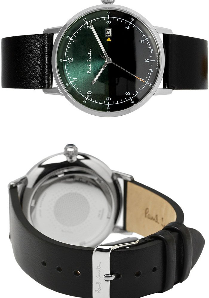 ポールスミス Paul Smith 腕時計 メンズ 革ベルト 41mm レザー クラシック ブランド 人気 ゲージ GAUGE グリーン ブラック シルバー パープル ネイビー ブラウン