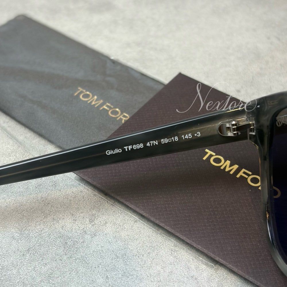 【並行輸入品】【正規品・新品 箱付き】TOMFORD トムフォード TF698 FT698 47N イタリア製 サングラス メガネ 眼鏡 メンズ レディース TOM FORD トム フォード 伊達メガネ