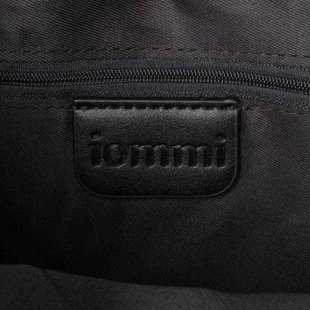 【正規品】 イオミ IOMMI TOTE BAG トートバッグ ZH-51008-3 シンセティックレザー レディース バッグ ブラック