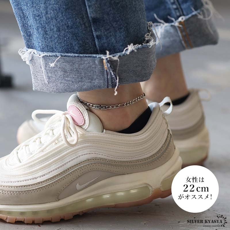ステンレス チェーンアンクレット フィガロチェーンアンクレット ゴールド シルバー 18KGP シンプルアンクレット 足輪 足首 金属アレルギー対応
