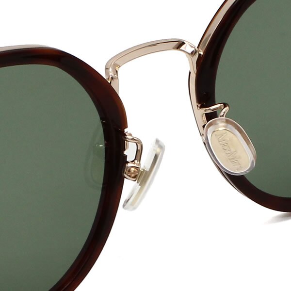 マックスマーラ サングラス MAX MARA MM0147-K/S 52A 54 サングラス ノーズパット MM0147K-52A-54 ハバナ グリーン ユニセックス