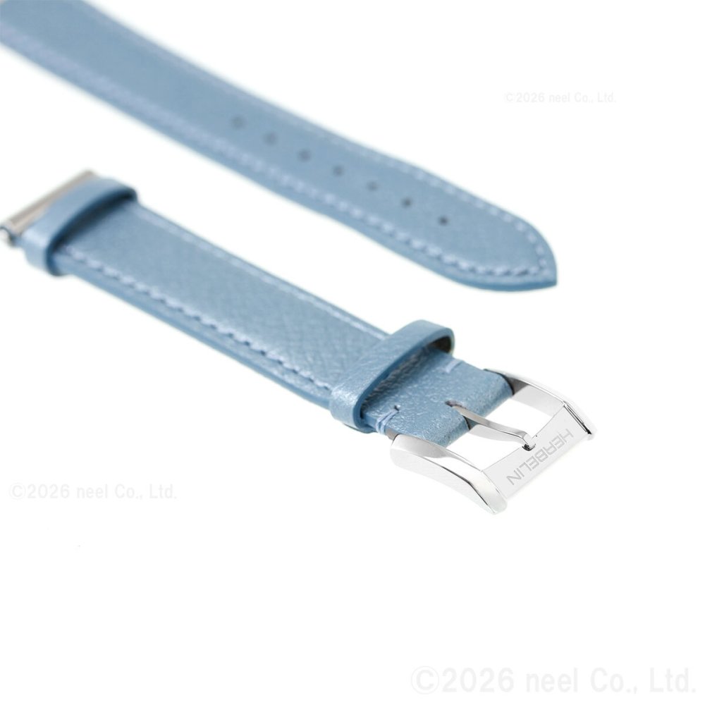 エルブラン HERBELIN アンタレス ANTARES 専用 替えバンド ベルト レディース BRAC17048A36 シングル ストラップ シルバー BLEU CIEL スカイブルー