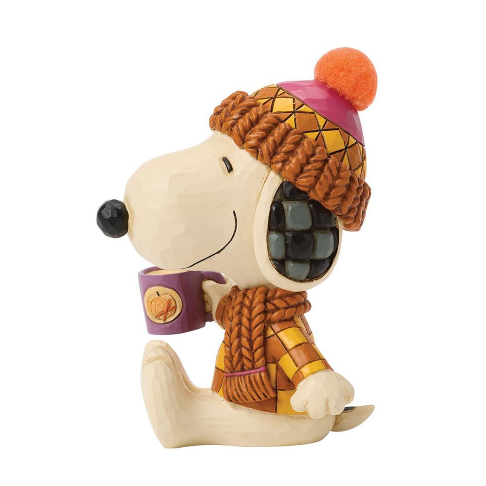 ジム ショア Jim Shore スヌーピー コージーフォール ウィズ マグ 置物 フィギュア 人形 6018513 Peanuts インテリア ＜ハロウィン＞