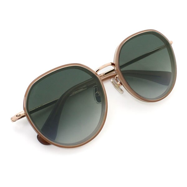 マックスマーラ サングラス MAX MARA MM0148-K/S 57B 57 サングラス ノーズパット MM0148K-57B-57 ベージュ ブルー ユニセックス