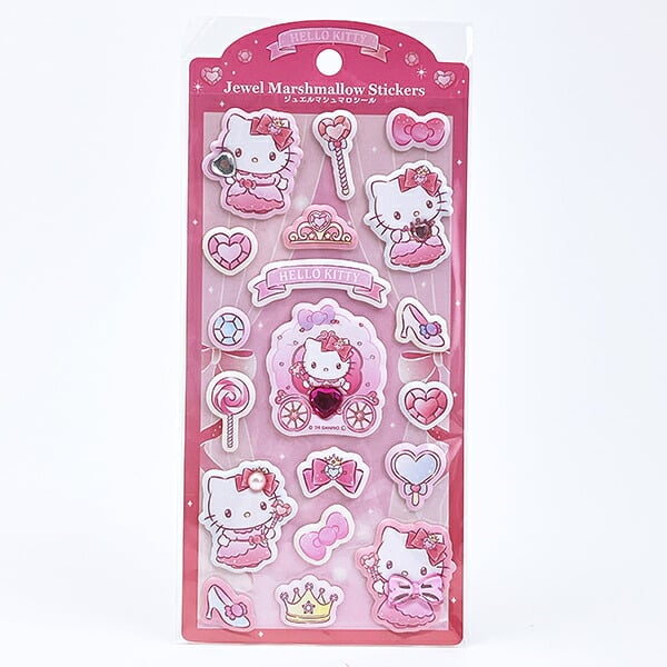 サンリオ ハローキティ ジュエルマシュマロシール (スパークルジュエル) 文具 Sanrio